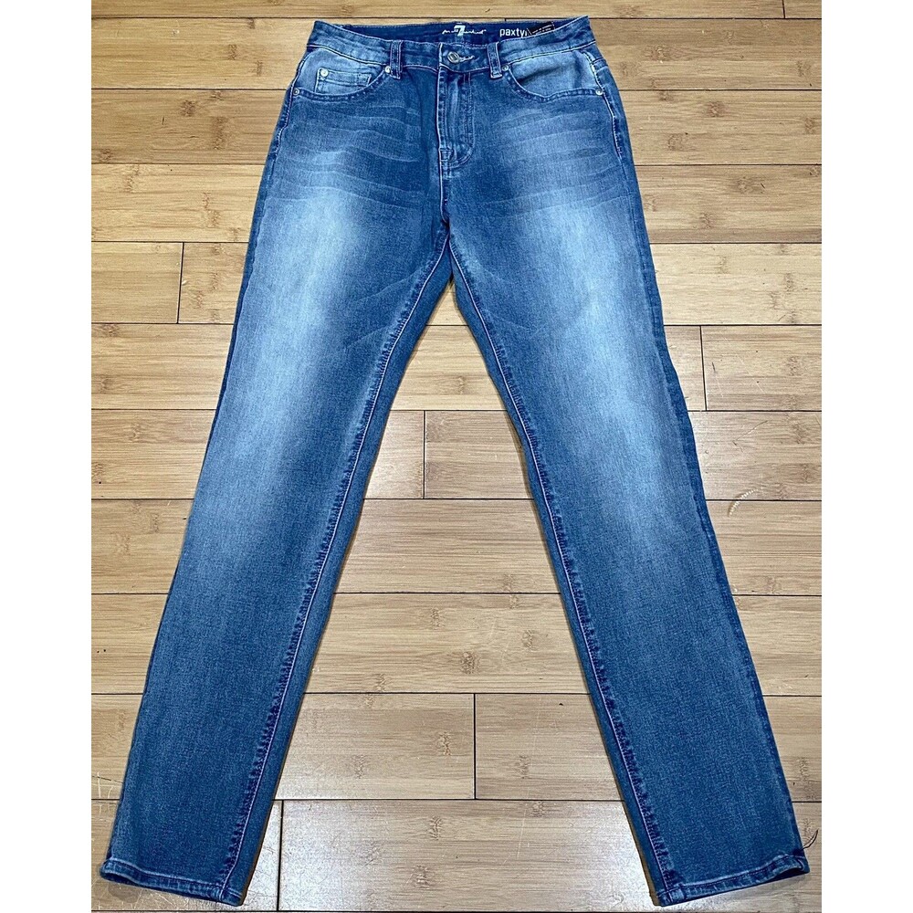 Seven 7 For All Mankind Jeans Women’s Size 14 Paxtyn Blue Skinny Stretch Denim